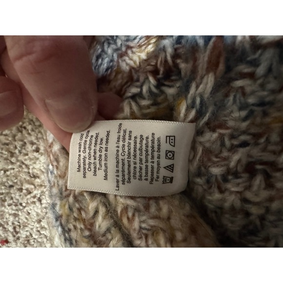 Coldwater Creek Multi Color Space Dye Knit Button Front Cardigan Sweater - Picture 7 of 7